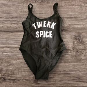 Twerk Spice MD - Black One-Piece Swimsuit